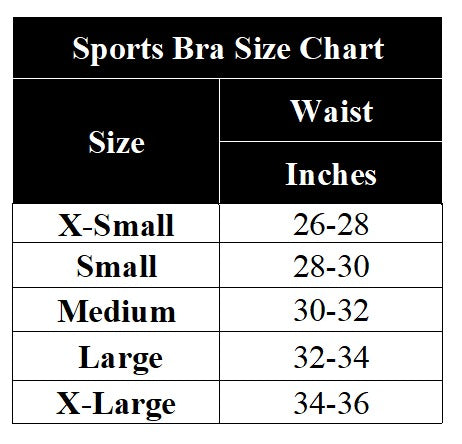 White and Black Sports Bra