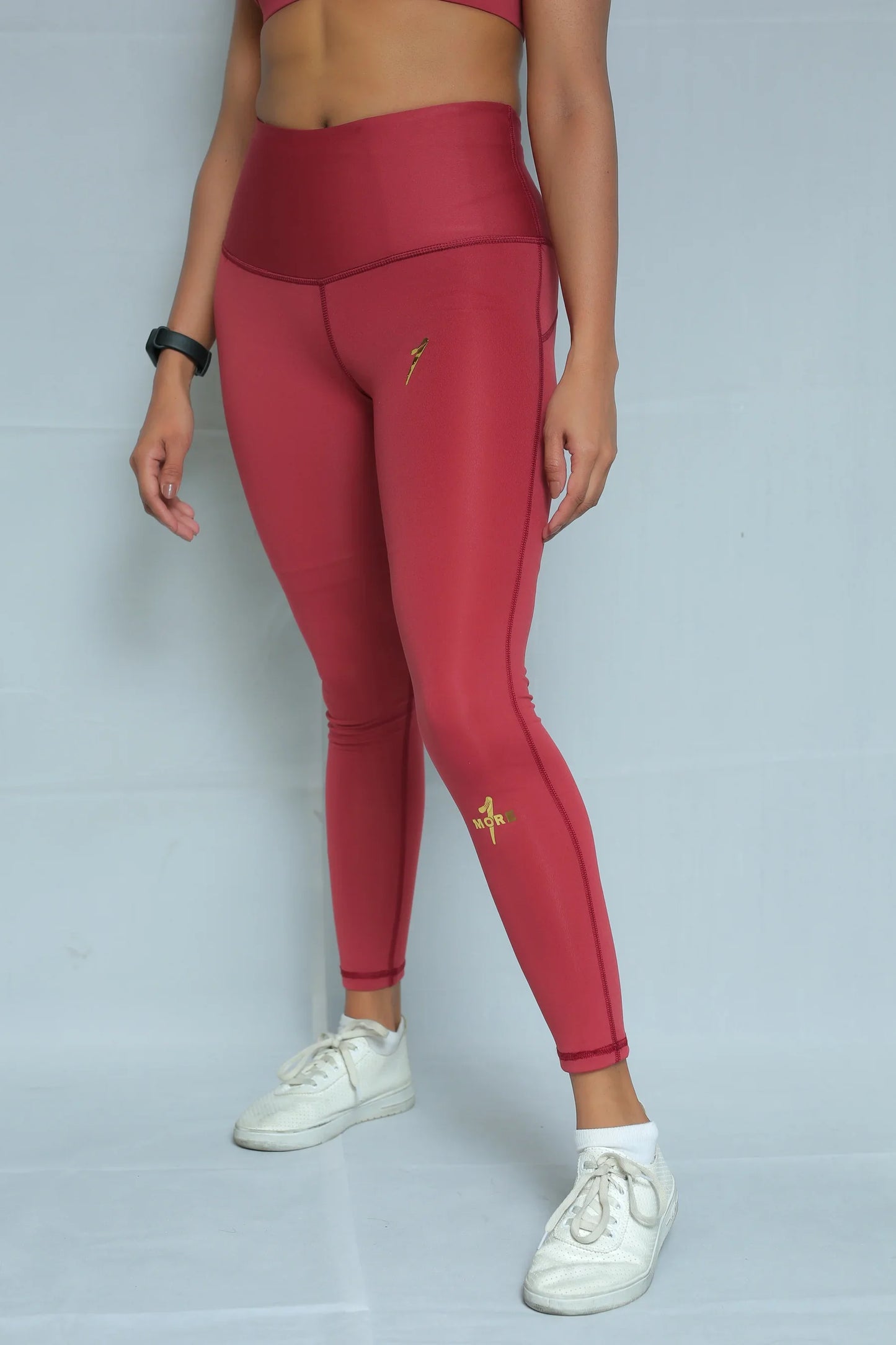 Blood Orange High Raise Yoga Tights