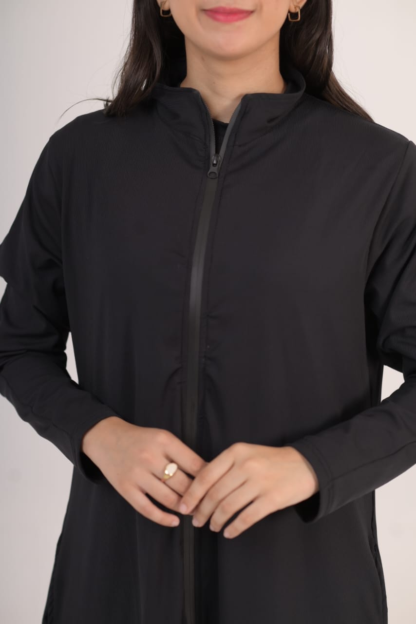 Super comfortable Rib gym cover up