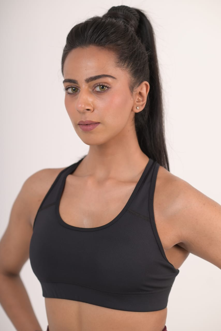 Black Sports Bra