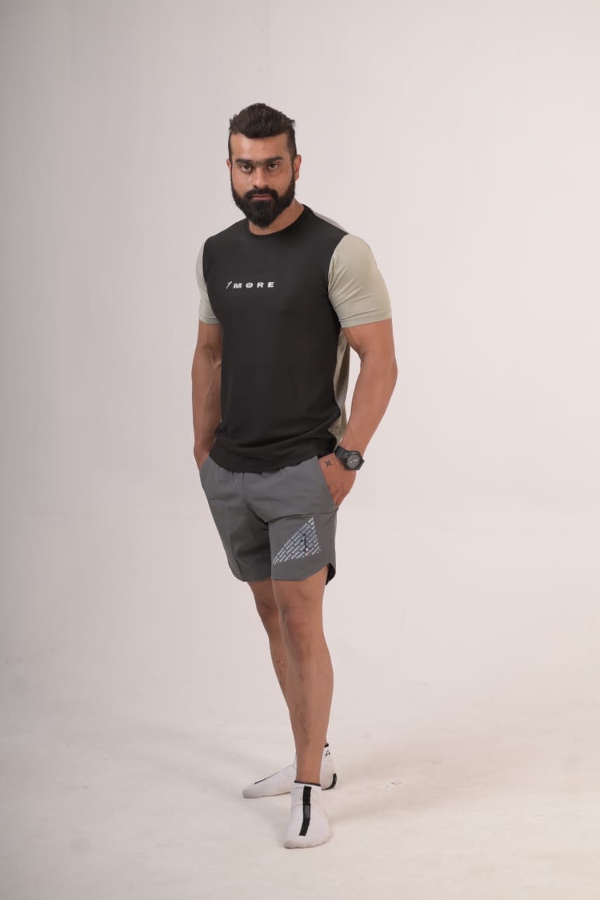 Micro Stretch Grey Men's Shorts