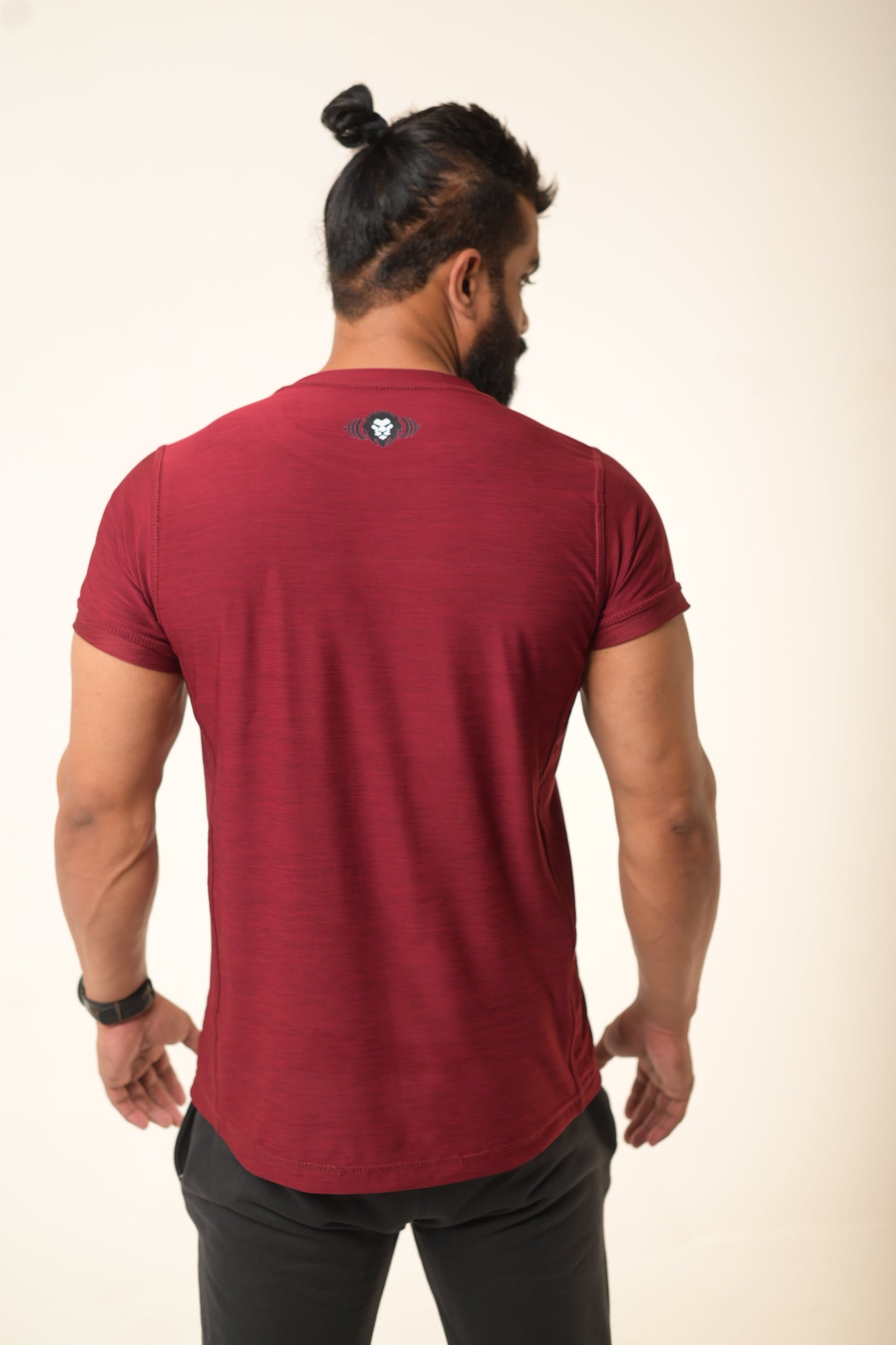 Dry fit Maroon tee shirt