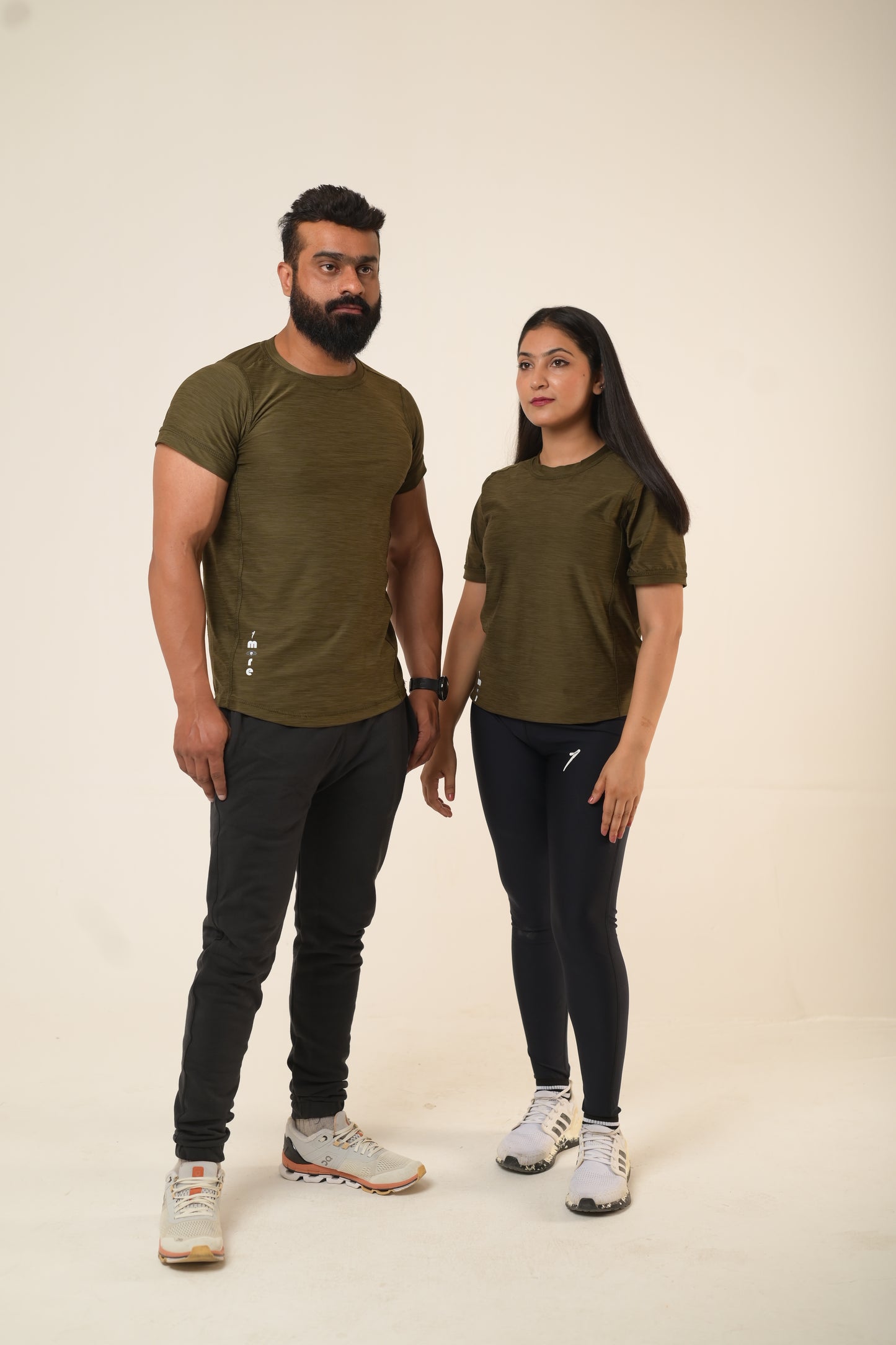 Dry fit olive green tee shirt