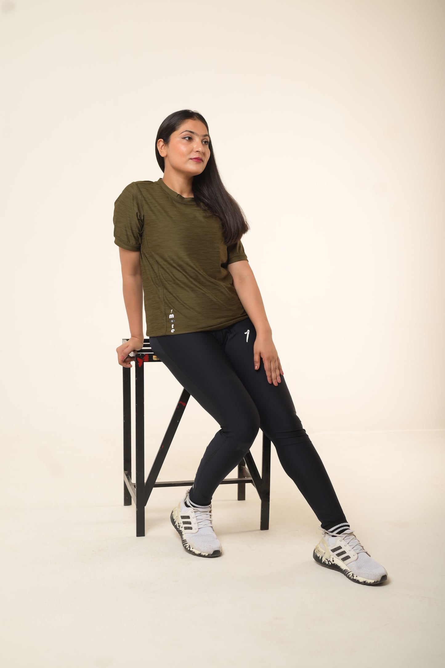 Dry fit olive green tee shirt