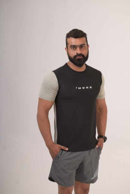 DRI-Fit Grey&Black Mash T-Shirt